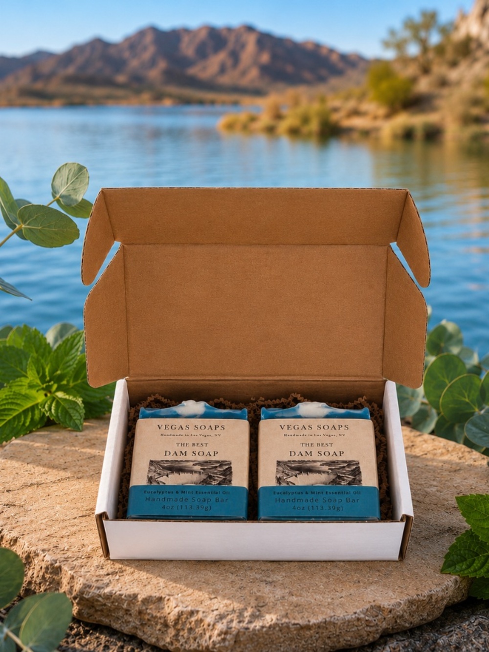 The Best Hoover Dam Soap Vegas Soaps Set Of Two Gift Box Eucalyptus & Mint